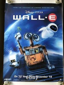 Disney's Pixar WALL-E 2008 Original Movie Poster One Sheet (27x40) Double Sided