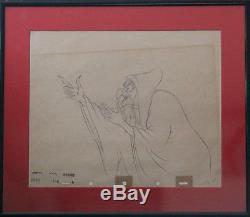 Disney's Snow White Original Witch Production Drawing