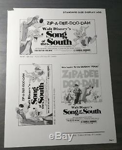 Disney's Song Of The South Complete Press Release, Book From 1946 Plus More L@@K