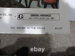 Disney's Sword in the Stone one sheet presskit 11 stills 11x14 Lobby card set