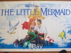 Disney's The Little Mermaid Movie Theater Banner, 8 feet x 3 feet, Mint
