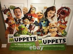 Disney's The Muppets (2011) Blu-ray and DVD Promotional Cardboard Display Stands