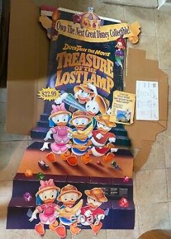 Disneys DuckTales Treasure of Lost Lamp 1990s Movie Release Standee New RARE