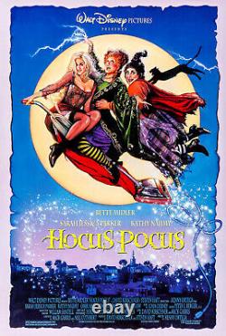 Disneys HOCUS POCUS 1993 Original DS 2 Sided 27x40 US Movie Poster Bette Midler