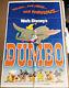 Dumbo! R'76 Walt Disney Classic Original U. S. Os Film Poster