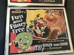 FUN AND FANCY FREE 1947 Original Lobby card DISNEY RKO Edgar Bergen High Grade