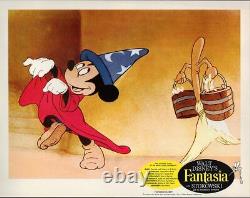 Fantasia Walt Disney Lobby Cards Complete Set 9 From 1963 Re-release In Envelope