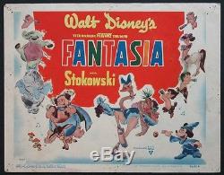 Fantasia Walt Disney Mickey Mouse Animation R-1946 Title Card
