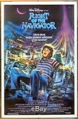 Flight Of The Navigator Original Rolled Movie Poster 1986 Disney
