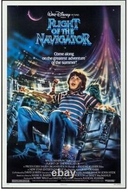 Flight of the Navigator Movie Poster Walt Disney Productions Hollywood Posters