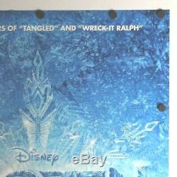 Frozen 2013 Disney Double Sided Original Movie Poster 27 x 40
