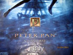 GIANT Promo Vinyl Movie Poster Disney Peter Pan Banner 1st Press Proof Signed