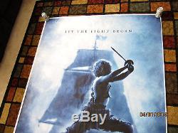 GIANT Promo Vinyl Movie Poster Disney Peter Pan Banner 1st Press Proof Signed