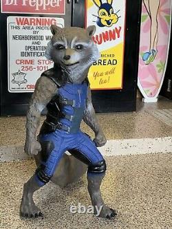 GOTG Guardians Of The Galaxy Life Size Rocket Very Rare Disney Movie Prop Wow