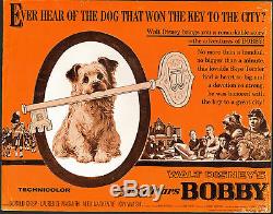 GREYFRIARS BOBBY/SKYE TERRIER original 1961 DISNEY movie poster