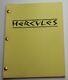 Hercules 1997 Disney Movie Script Screenplay Early Undated Draft