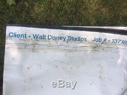 HUGE Vinyl Star Wars Movie Banner made for Walt Disney. 19'x23' - FIRE SALE