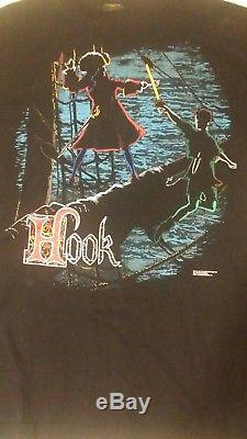 Hook 1991 Four (4) Shirt Lot Memorabilia Williams Hoffman Vtg Character Disney