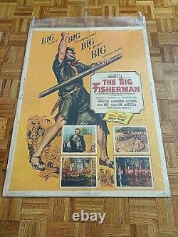 Howard Keel John Saxon The Big Fisherman 1959 Disney Roadshow 30x40 Poster