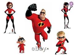 Incredibles Family Official Disney Cardboard Cutout Set of 5 with Dash & Violet