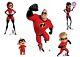 Incredibles Family Official Disney Cardboard Cutout Set Of 5 With Dash & Violet