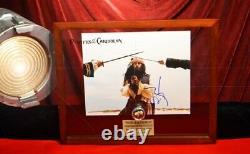 JOHNNY DEPP Signed PIRATES OF CARIBBEAN DISNEY PROP Gold Nugget & COIN, COA, DVD