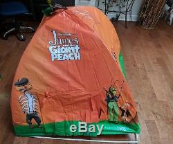 James and the Giant Peach Promo Vinyl Play Tent 42 Tim Burton Disney Home Video