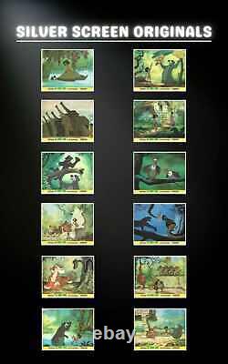Jungle Book 12x ORIGINAL UK FOH Lobby Cards Walt Disney 1967