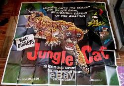 Jungle Cat 6sh movie poster DISNEY James Algar WINSTON HIBLER Ub Iwerks 1959
