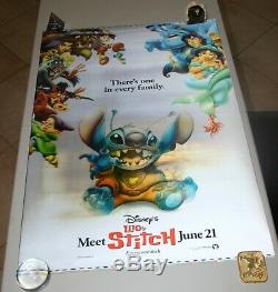 LILO and STITCH 3D Lenticular Original Movie Poster 27x40 Disney