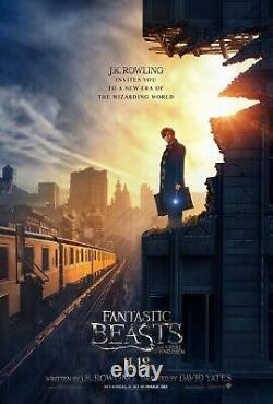 LOT OF 8 MIXED DISNEY & FANTASTIC BEASTS DS 2 Sided 27x40 Movie Posters