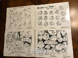 LOT Of WALT DISNEY Pictures The SWORD in the STONE MOVIE PHOTOS Model Sheet 8X10
