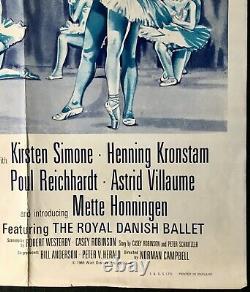 Lady and the Tramp Ballerina ORIGINAL Quad Movie Poster Walt Disney