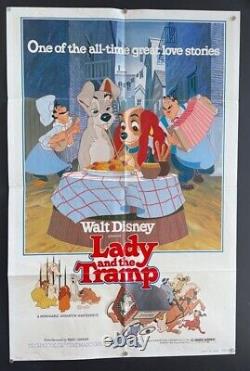 Lady and the Tramp Movie Poster Walt Disney Productions Hollywood Posters