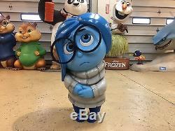 Life Size Disney Pixar Inside Out Sadness Statue Full Size Prop