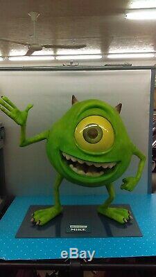Life Size Disney Pixar Monsters Inc. Mike Wazowski 33 Movie Theater Statue Prop
