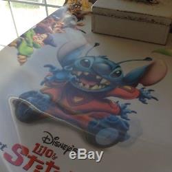 Lilo and Stitch 3D Lenticular Movie Poster 27x40 Disney, Rare hard plastic
