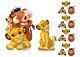 Lion King Official Disney Cardboard Cutouts And Masks Party Pack