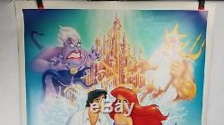 Little Mermaid Disney Double Sided Movie Poster 40x27 Original 89' Rolled Ship