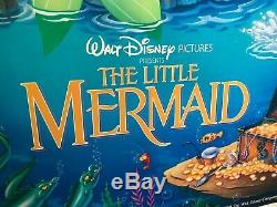 Little Mermaid SS 27x41 Original theatrical One Sheet Disney 1989