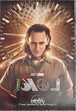 Loki Original 27x40 D/S Movie Poster Marvel Disney Plus Tom Hiddleston New Promo