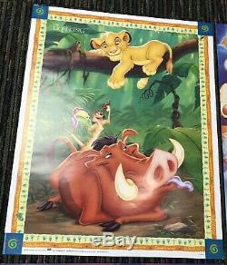 Lot Of 5 Vtg 90s OSP Publishing The Walt Disney Co 20x16 Posters Print In USA