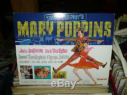 MARY POPPINS, orig Disney LCS (Julie Andrews, Dick Van Dyke) 1964 & 1973
