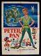 Manifesto The Adventures By Peter Pan Walt Disney Captain Hook Tinker Bell A254