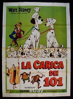 Manifesto The Charge Of 101 Hundred One Dalmatians Walt Disney A186