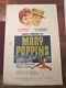 Mary Poppins -original 40 X 60 Movie Poster Julie Andrews Walt Disney