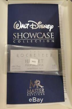 Master Replicas Disney Showcase Collection The Rocketeer Metal Prop Helmet COA