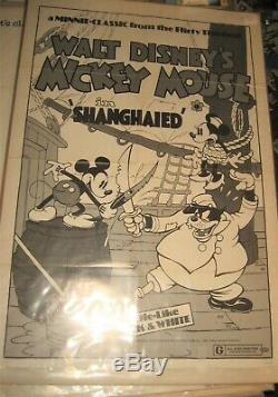 Mickey Mouse In Shanghaied Movie Poster 1974 Film Disney Cartoon