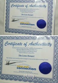 Movie Prop The Lone Ranger 2013 Disney's With C. O. A. Theme Park Connection