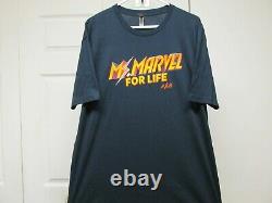 Ms Marvel Studios 2022 Disney Plus New XL Film Crew Shirt + Free Captain Promo